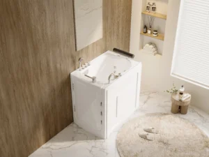 bañera con puerta