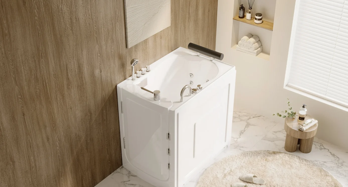 bañera con puerta